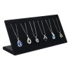 Suport Organizator Bijuterii, Velvet, Negru, Dimensiuni 25x8.5x11cm, Oem