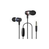 Casti audio cu microfon DAIXI, mufa 3,5 mm, negru