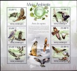 MOZAMBIC 2010, Fauna, Pasari, serie neuzata, MNH, Nestampilat