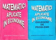 MATEMATICI APLICATE IN ECONOMIE VOL.1-2 -OCTAVIAN POPESCU-262852