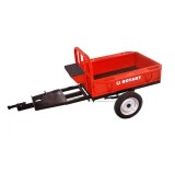 Cumpara ieftin Remorca Motocultor Rotakt REM400-1, 400kg, Basculabila, Scaun cu Cutie Scule, Suspensie, Roti Pneumatice 4.00-12
