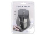 Mouse optic cu cablu GEMBIRD, negru, USB A, 4 butoane, 1,35m