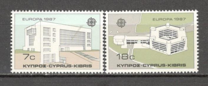 Cipru.1987 EUROPA-Arhitectura moderna SE.710