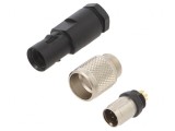 Conector M9 Tată Aurit 125V IP67 8 Pin Pe Cablu