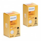 Set 2 Buc Bec Philips H7 12V 55W Vision +30% 12972PRC1