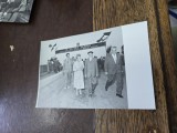Vizita a lui Nicolae Ceausescu si Elena Ceausescu , fotografie din perioada comunista alb/negru
