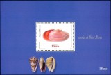 Guinea Bissau 2002 - Cochilii, fauna, colita neuzata