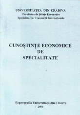 Cunostinte economice de specialitate foto