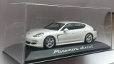 Macheta Porsche Panamera Diesel 2009 alb - Minichamps 1/43, 1:43