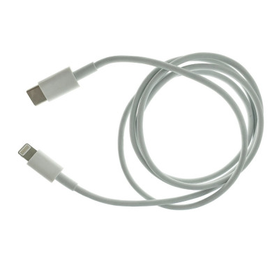 Cablu USB tip C tata la 8-pin lightning tata, lungime 100 cm, alb foto