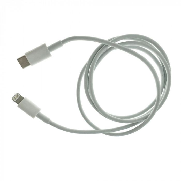 Cablu USB tip C tata la 8-pin lightning tata, lungime 100 cm, alb