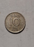 Suedia 10 &ouml;ne 1953 argint, Europa