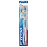 Periuta de dinti manuala Trisa Pro Interdental Promo Medium 664332, cu capac protectie, Albastru - NOU