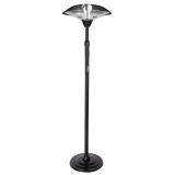 Incalzitor pentru terasa Detoolz, infrarosii, 2 KW, telescopic max 2.1 metri, protectie anti-inclinare, DZ-EI1002-G01