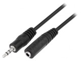 Cablu Audio Jack 3.5mm 5m Negru