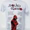 Tricou barbați alb squid game - XL