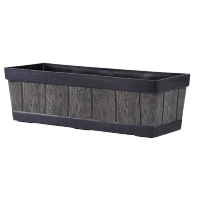 Jardiniera Woodeff, PP natural 46x14x17 cm GartenVIP DiyLine foto