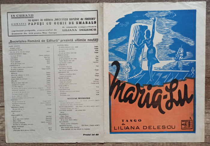 Maria-Lu// dedicatie si semnatura Liliana Delescu