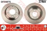 Disc frana PORSCHE CAYENNE (9PA, 955) (2002 - 2010) TRW DF4487S