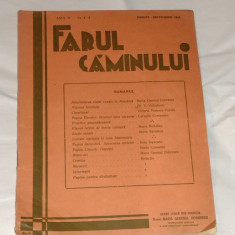 REVISTA FARUL CAMINULUI Anul II - Nr.3 -4, AUGUST - SEPTEMBRIE 1934