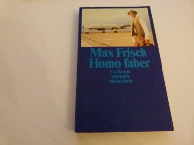 Homo faber - Max Frisch foto