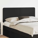 vidaXL Tăblie cap cu headboard Stejar Negru 140 cm Lemn compozit 887880