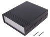 Carcasă ABS Neagră cu Panou 154x173x54mm