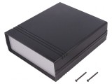 Carcasă ABS Neagră cu Panou 154x173x54mm