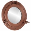 VidaXL Oglindă hublou de perete &Oslash;30 cm&nbsp;aluminiu și sticlă
