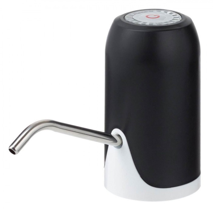 Pompa Electrică Apă, Tactilă, Re&icirc;ncărcabilă USB, Autonomie 5-6 Sticle, Capacitate 18.9L, Negru