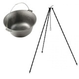 Set ceaun fonta cu trepied metalic, 14.5 L, Premium