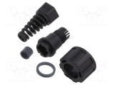 Carcasă RJ45 AMPHENOL LTW cu manșon plastic IP67 pentru cablu 4,5-6,5mm