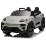 Cumpara ieftin Masinuta electrica pentru copii, Porsche Macan, 140W 12V, roti EVA, scaun tapitat, echipata premium, gri