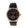 Ceas Barbatesc Elegant Deep Red Timer Copper WZ020