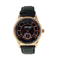 Ceas Barbatesc Elegant Deep Red Timer Copper WZ020