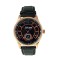 Ceas Barbatesc Elegant Deep Red Timer Copper WZ020