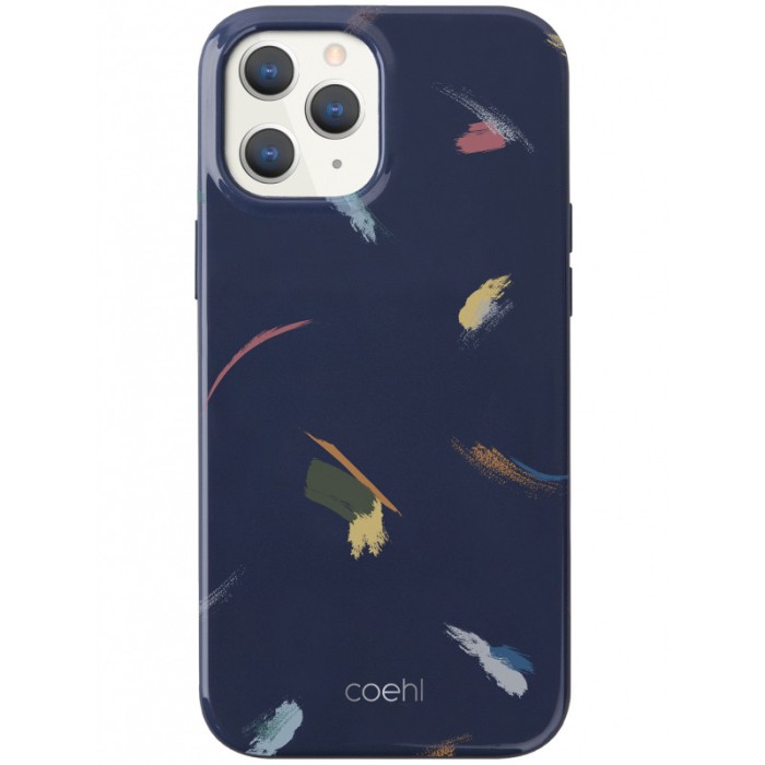 Husa TPU UNIQ COEHL REVERIE pentru Apple iPhone 12 Pro Max, Bleumarin