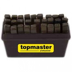 Set poansoane pentru litere 27 piese, cromate, 1,5-12,5 mm TMP