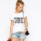 Tricou dama alb - My MOM says - M