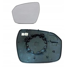 Geam oglinda exterioara cu suport fixare Land Rover Range Rover Evoque, 03.2011-, Stanga, incalzita; geam convex; cromat