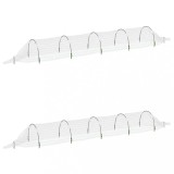 Cumpara ieftin Tuneluri din plasa, 2 buc., 1,5x5 m, fibra de sticla si PP