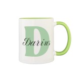 Cana m&acirc;ner verde personalizata prenume Darius, INOVATIX&reg;️. 330ml, Oem