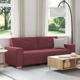 Canapea pentru 3 persoane Gossi bordo 180 cm material