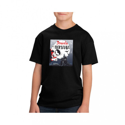 Tricou pentru copii, Dracula, 100% bumbac, MB319 foto