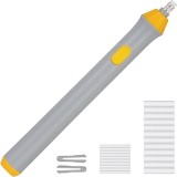 Radiera Electrica, pentru Schite si Arta, Grosime Varf 3 mm/5 mm, Baterii 2 x AA (neincluse), din ABS, Gri