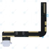 Conector de &icirc;ncărcare flex alb pentru iPad 10.2 2020