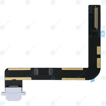 Conector de &amp;icirc;ncărcare flex alb pentru iPad 10.2 2020 foto