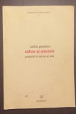 ORDINE SI ARMONIE - PROPORTII IN NATURA SI ARTA - ANDRA PANDURU