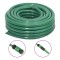 Furtun de grădină cu set de racorduri, verde, 0,75&quot;, 20 m, PVC