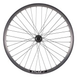 Cumpara ieftin Roata spate bicicleta Cerurim 24 inch, aluminiu, 36H, argintiu